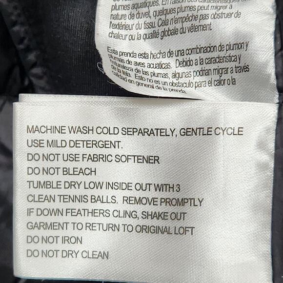 Michael Michael Kors Jacket Womens Medium Black Hooded Down Zip Puffer Coat - Picture 14 of 16